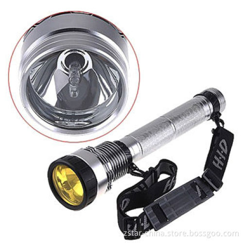 HID Torch Light with 12V Working Voltage, 6,000K Color Temperature, Short-circuit Protection